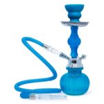 Shisha Fluor 28cm 1 Hose Blue