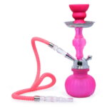Shisha Fluor 28cm 1 Hose Pink