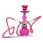Shisha Fluor 28cm 2 Hoses Pink