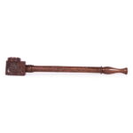 Rosewood Pipe Carved 15,5cm