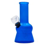 Glass Bong Mini Blue with Plug Chillum 13cm
