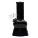 Glass Bong Mini Black with Plug Chillum 12,5cm