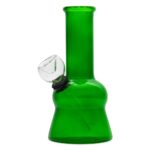Glass Bong Mini Green with Plug Chillum 13cm