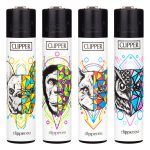 Clipper Lighter Geometrical Animals #2 48 pcs
