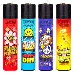 Clipper Lighter Hippie #15 48 pcs